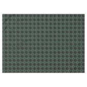 アメリカヘラジカの緑の黒い格子縞 テーブルクロス (正面(横))