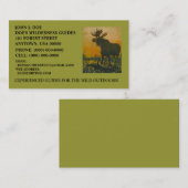 アメリカヘラジカの荒野屋外サービス~の名刺 名刺 (正面/裏面)