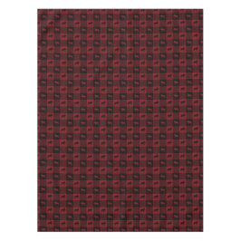 アメリカヘラジカの赤く黒い格子縞 テーブルクロス