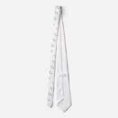 アメリカヘラジカの輪郭 ネクタイ (裏面)