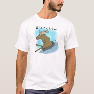 アメリカヘラジカの雪の管 Tシャツ