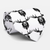 アメリカヘラジカの頭部 ネクタイ (ロール)