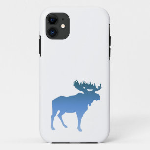 アメリカヘラジカのIphone青いカバー iPhone 11 ケース
