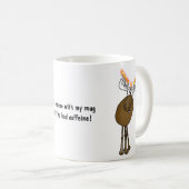 アメリカヘラジカのMenoraのギフトのマグ! ハヌカーのマグ コーヒーマグカップ (正面右)