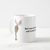 アメリカヘラジカのMenoraのギフトのマグ! ハヌカーのマグ コーヒーマグカップ (正面左)