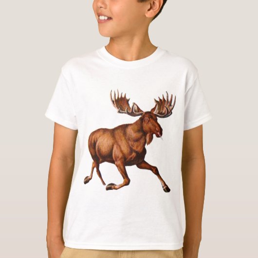 アメリカヘラジカは緩いです Tシャツ (正面)