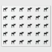 アメリカヘラジカアイコン ラッピングペーパー (フラット)