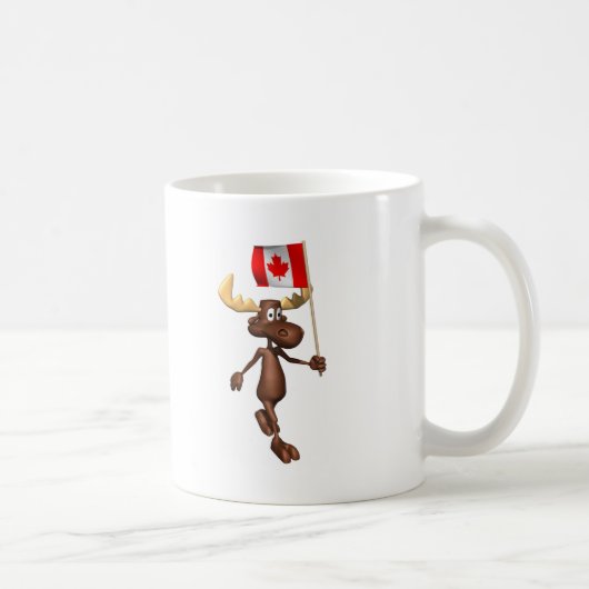 アメリカヘラジカカナダ コーヒーマグカップ (右)