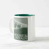 アメリカヘラジカ及び山のマグの ツートーンマグカップ (正面左)