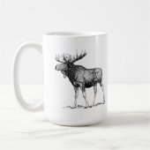 アメリカヘラジカ コーヒーマグカップ (左)