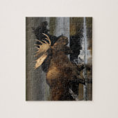 アメリカヘラジカ ジグソーパズル (縦)