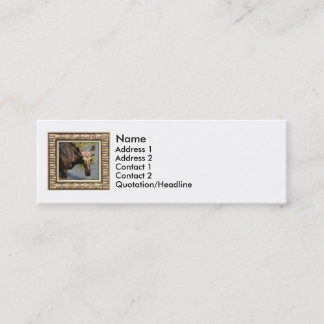 アメリカヘラジカ スキニー名刺