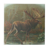 アメリカヘラジカ タイル (正面)