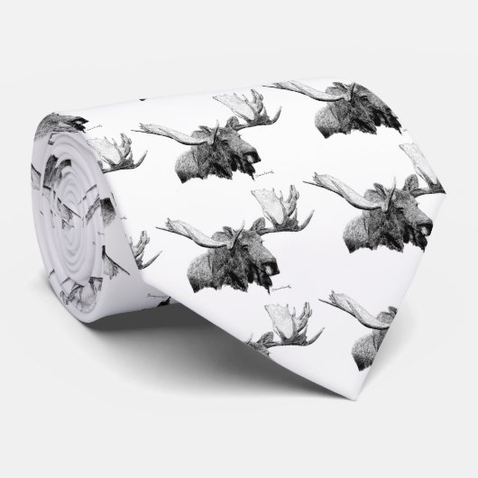 アメリカヘラジカ ネクタイ (ロール)