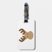 アメリカヘラジカ ラゲッジタグ (裏面縦)