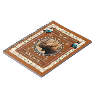 アメリカヘラジカ-自尊心のノート80のページ ノートブック