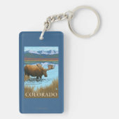 アメリカヘラジカDrinkingColorado キーホルダー (裏面)