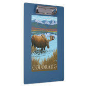 アメリカヘラジカDrinkingColorado クリップボード (右)