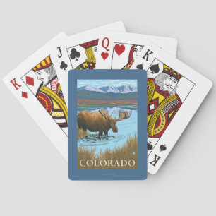 アメリカヘラジカDrinkingColorado トランプ