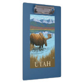 アメリカヘラジカDrinkingUtah クリップボード (右)