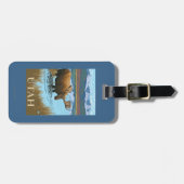 アメリカヘラジカDrinkingUtah ラゲッジタグ (正面横)