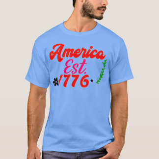 アメリカベスト1776 7月4日 Tシャツ