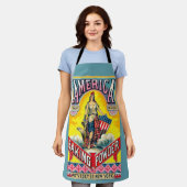 アメリカベーキングパウダー エプロン (着用した状態)