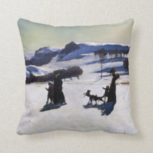 アメリカペインターのクリスマスのギフトによる雪分野