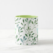 アメリカページャントクラウンリーフプリントトゥートンマグ マグカップ (中央)