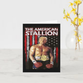 アメリカボクサートランプミームトランプ2024 , カード (黄色い花)