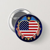 アメリカボタン 缶バッジ (正面&裏面)