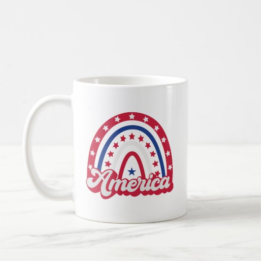 アメリカボホーレインボー4 1776年7月 コーヒーマグカップ (左)