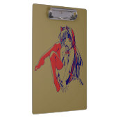 アメリカマンガ猫少女かわいいアニメ クリップボード (右)