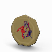 アメリカマンガ猫少女かわいいアニメ フォトブロック (右)