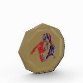 アメリカマンガ猫少女かわいいアニメ フォトブロック (左)