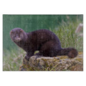アメリカミンクの長方形のまな板 カッティングボード (正面)