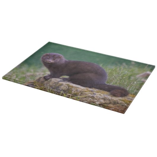 アメリカミンクの長方形のまな板 カッティングボード (角)