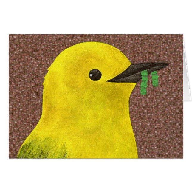 アメリカムシクイ (正面横)