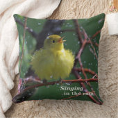 アメリカムシクイ クッション (ブランケット)