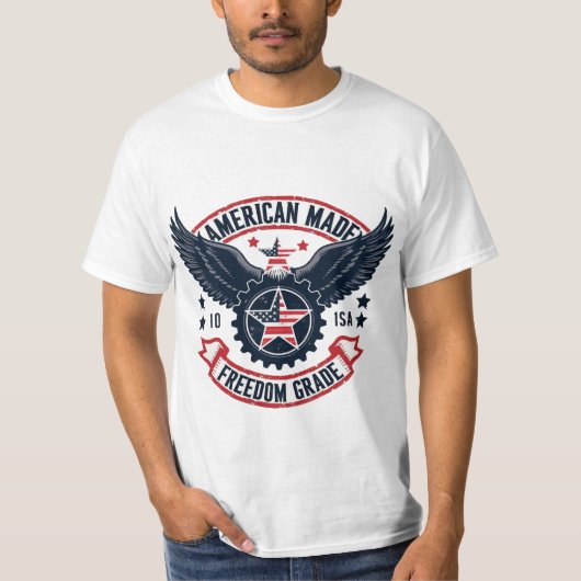 アメリカメイドフリーダムグレードイーグルギア Tシャツ (正面)