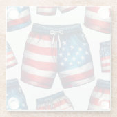 アメリカメイド ガラスコースター (裏面)