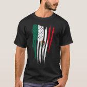 アメリカメキシコ国旗メキシコのルーツAmerican 1 Tシャツ (正面)