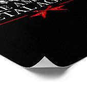 アメリカメタルを再びトランプロック重音楽にする ポスター (角)