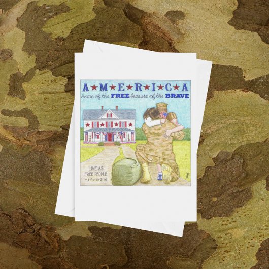 アメリカメモリアルデーカード カード