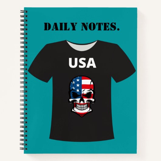 アメリカモダンの毎日 ノートブック (正面)