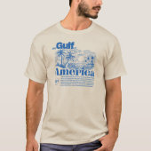 アメリカモダン国感動的国産の湾 Tシャツ (正面)