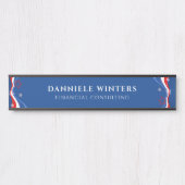 アメリカモダン国旗のデザイン サインプレート (正面)