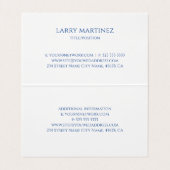 アメリカモダン国旗のデザイン 名刺 (内部フラット)