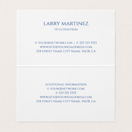 アメリカモダン国旗のデザイン 名刺 (内部フラット)