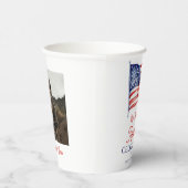 アメリカモダン国旗の写真軍の引退 紙コップ (右)